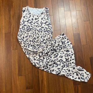 Maxi dress animal print